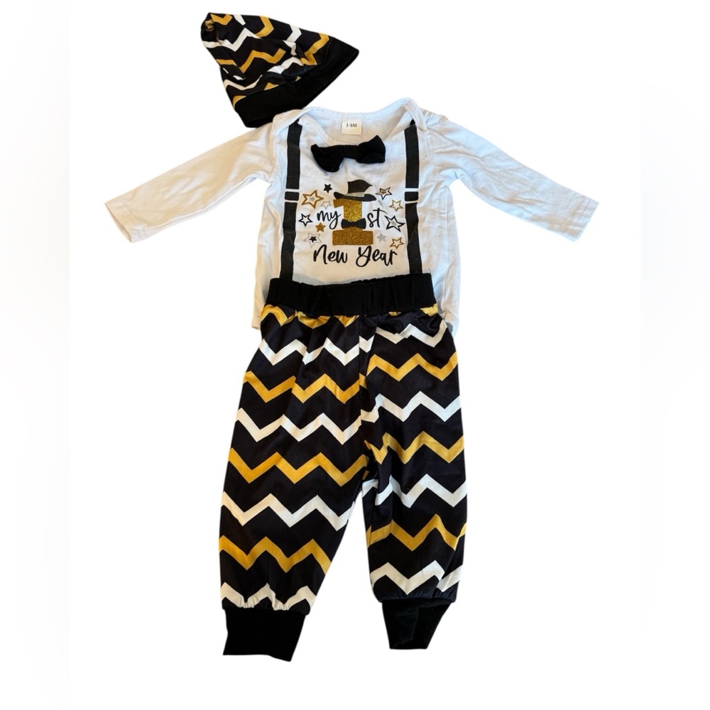My First New Years Outfit (3-6 months)